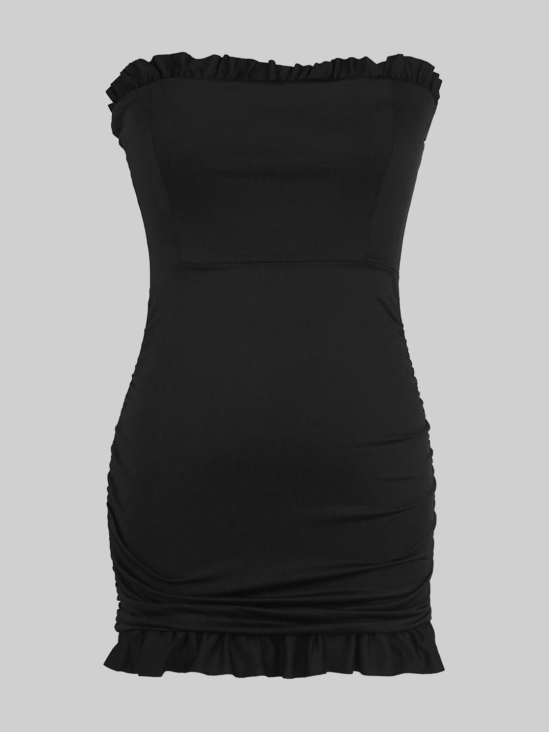 LULU & SKY Ruffled Bodycon Dress-picture-42
