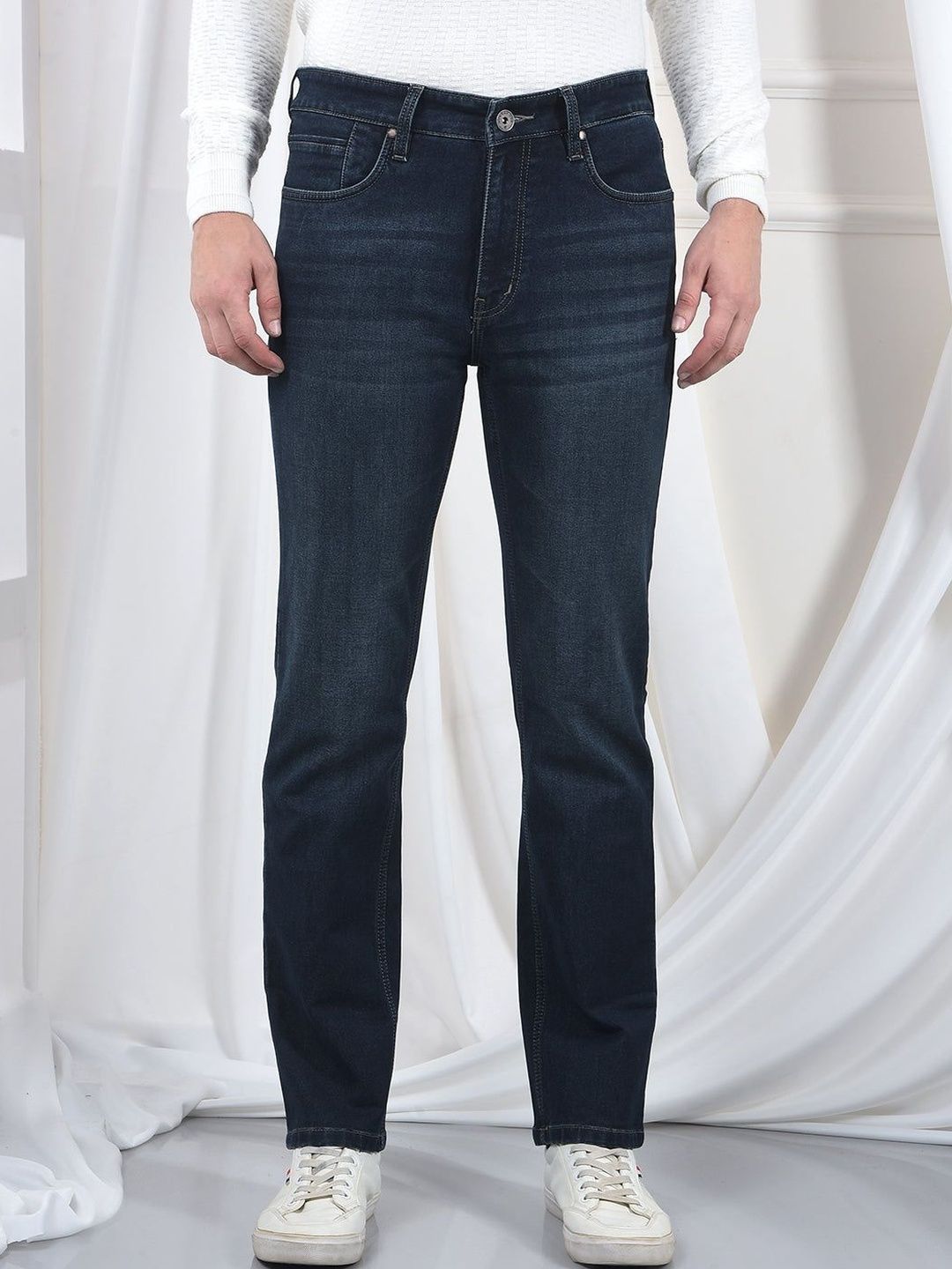 Numero Uno Men Slim Fit Mid-Rise Light Fade Stretchable Jeans-picture-32