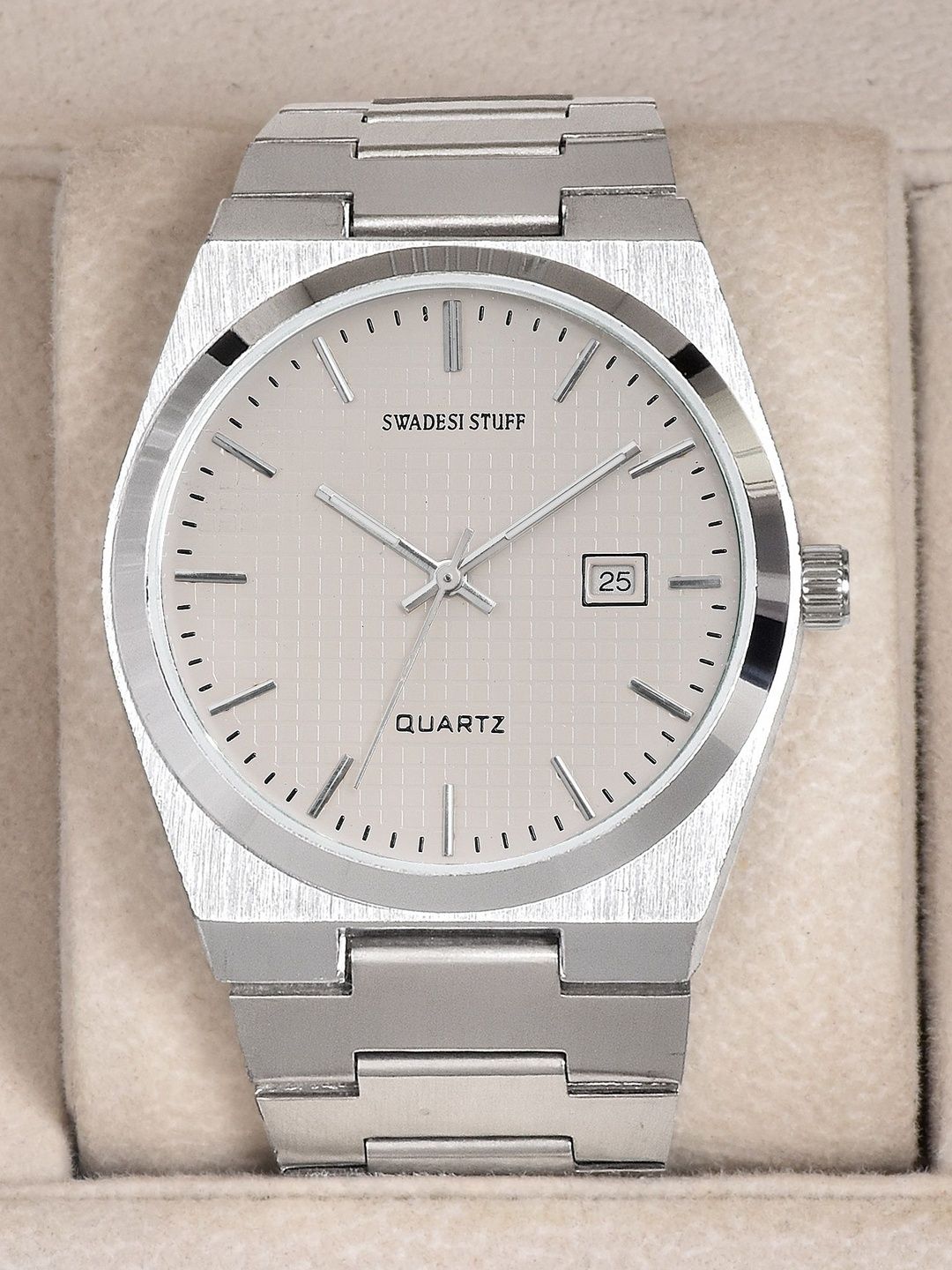 SWADESI STUFF Men Dial & Straps Analogue Watch SDS 151 WHITE 77-picture-20
