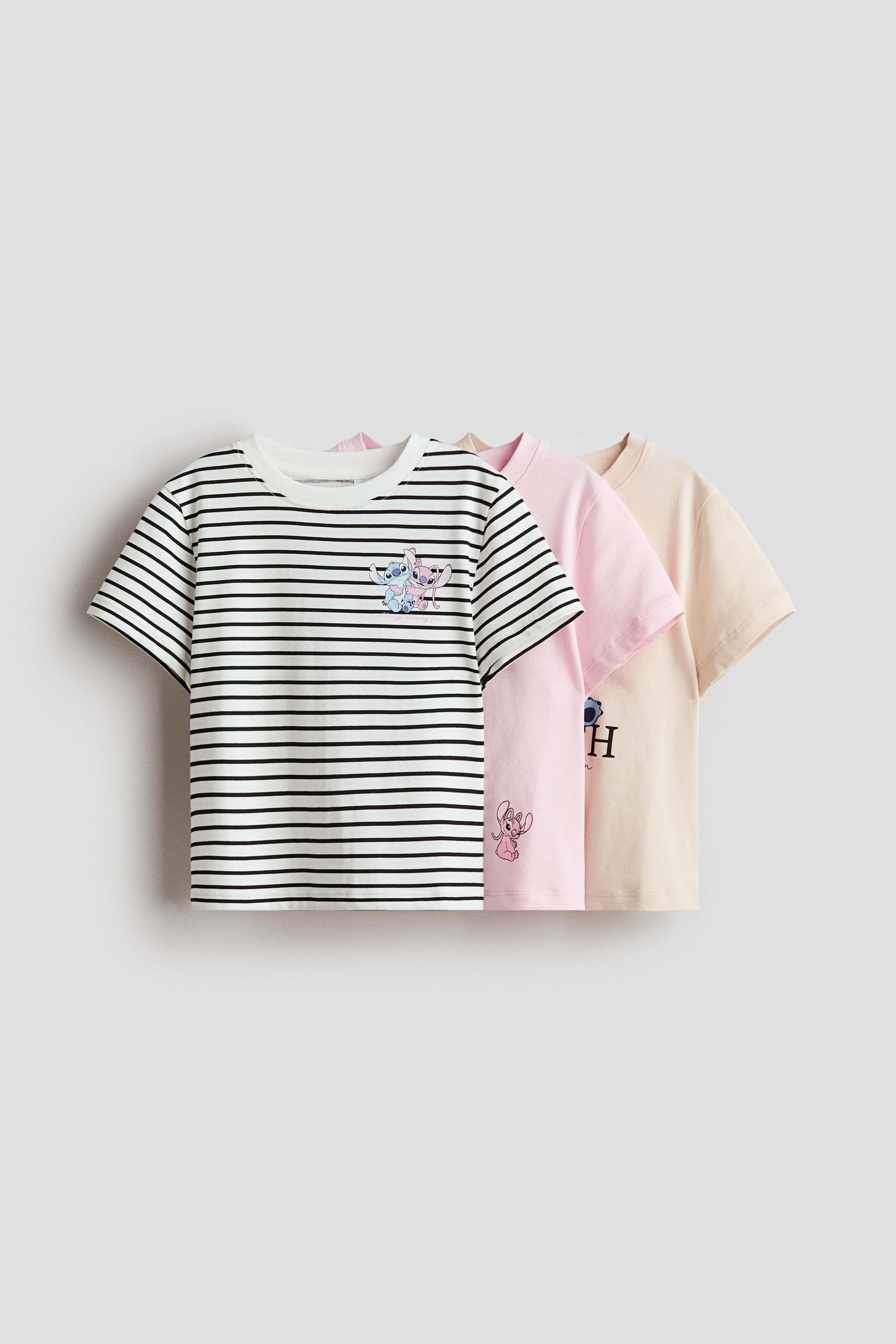 H&M 3-Pack Printed Jersey Tops-picture-57