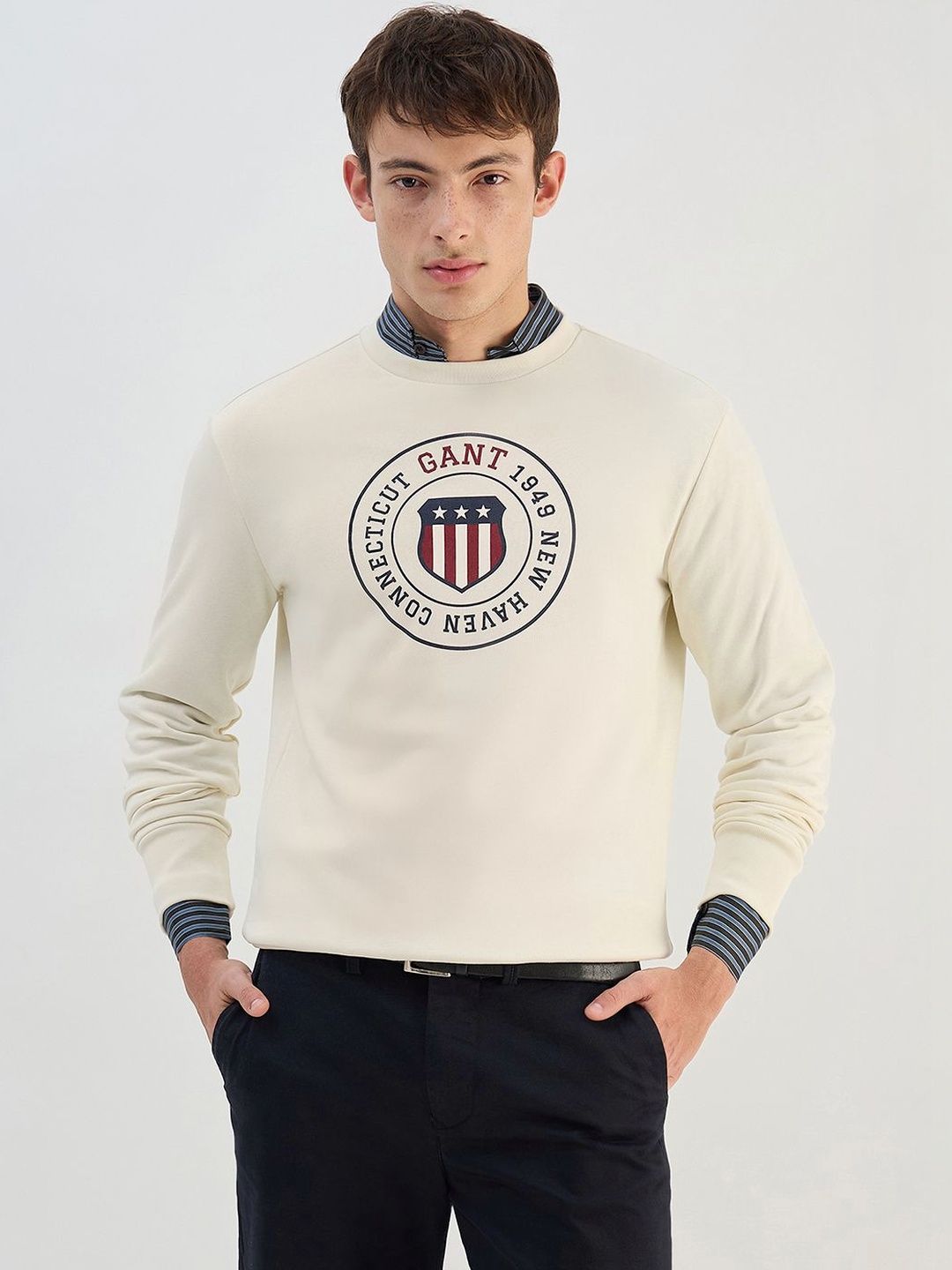 GANT Men Printed Sweatshirt