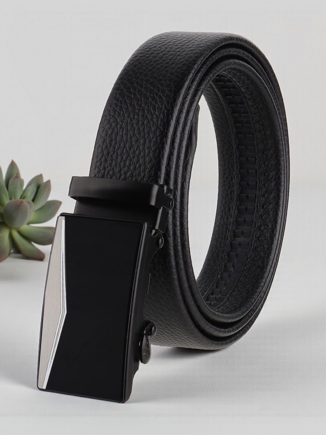 The Roadster Lifestyle Co Textured Formal Belt-picture-38
