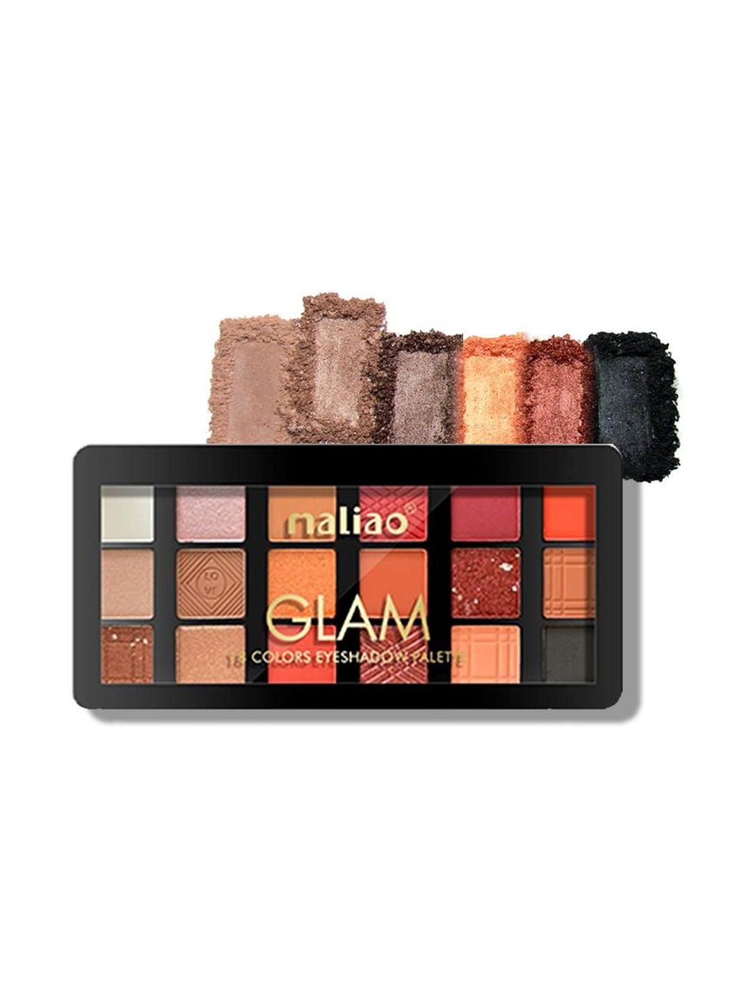Maliao Glam 18 Colors Eyeshadow Palette - 20 g - Shade 02