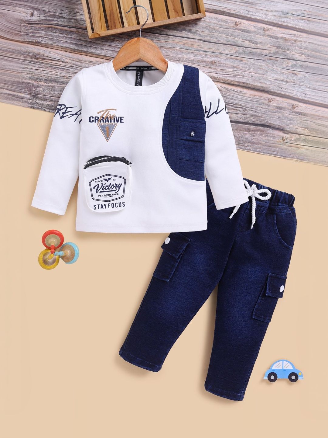 Toonyport Boys Printed T-shirt with Trousers-picture-25