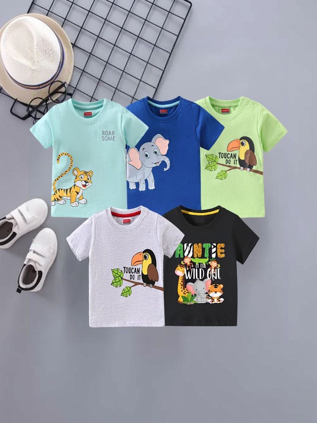 paryag hosiery Unisex Kids Tshirts-image-11