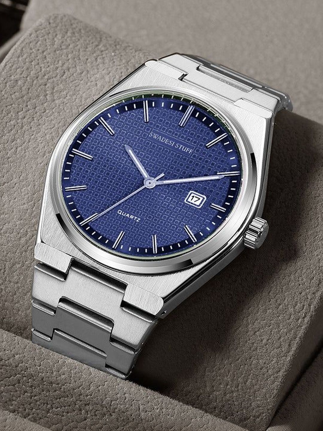SWADESI STUFF Men Dial & Straps Analogue Watch SDS 151 BLUE 70-picture-46