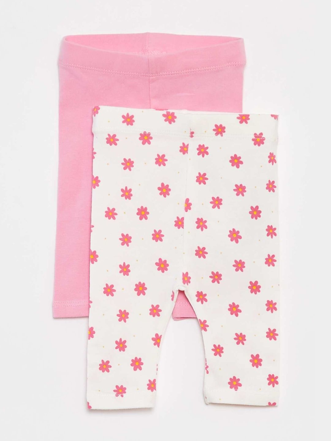 KIABI Infant Girls Pack Of 2 Printed Ankle-Length Leggings-picture-27