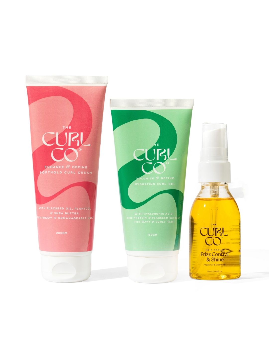 The Curl Co Set Of 3 Hold Curl Cream -200 g Curl Gel -150 g & Shine Serum -50 ml-image-21