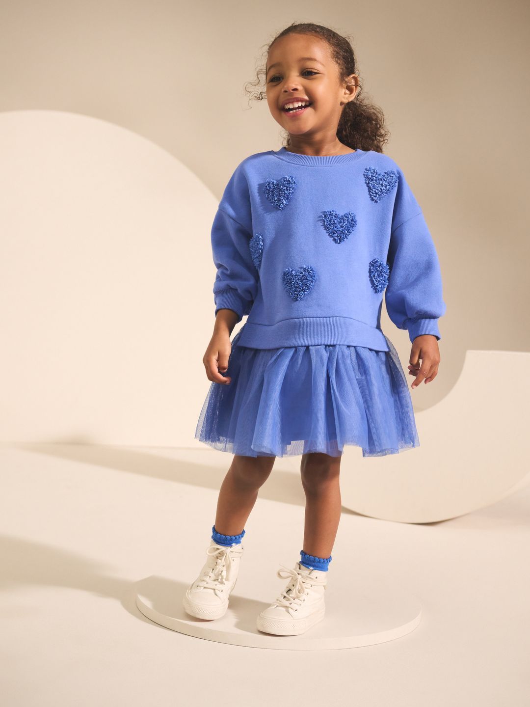 NEXT Girls Applique Jumper Dress-picture-21