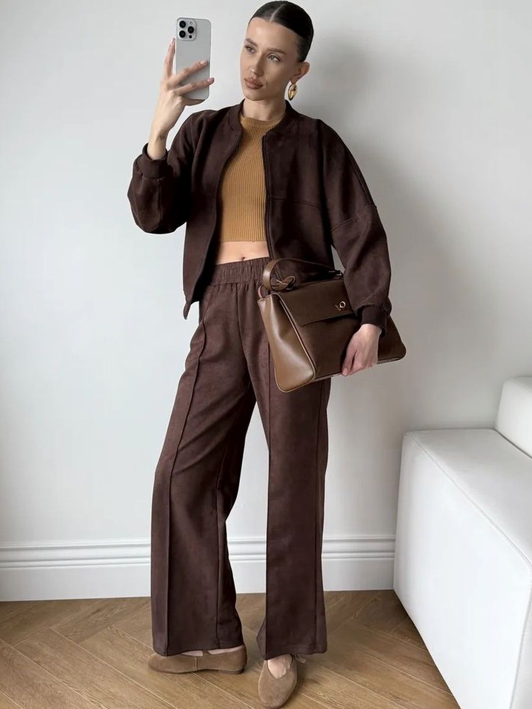 LULU & SKY Mandarin Collar Jacket With Trouser Co-Ords-picture-36