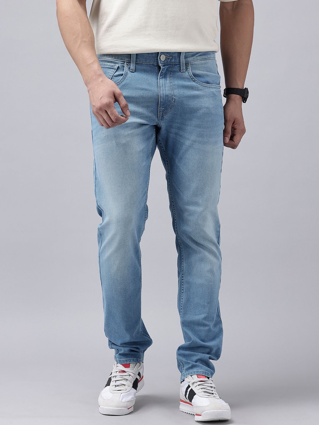 U.S. Polo Assn. Denim Co. U.S. Polo Assn. Denim Co. Men Brandon Slim Tapered Fit Embroidered Stretchable Jeans