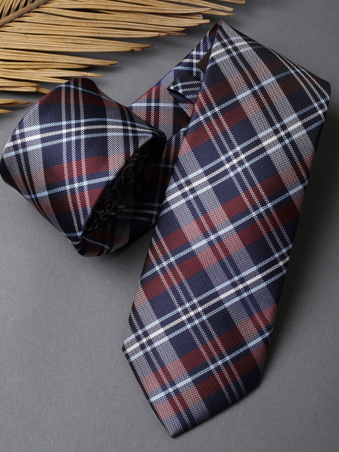 Louis Philippe Men Checked Fashion