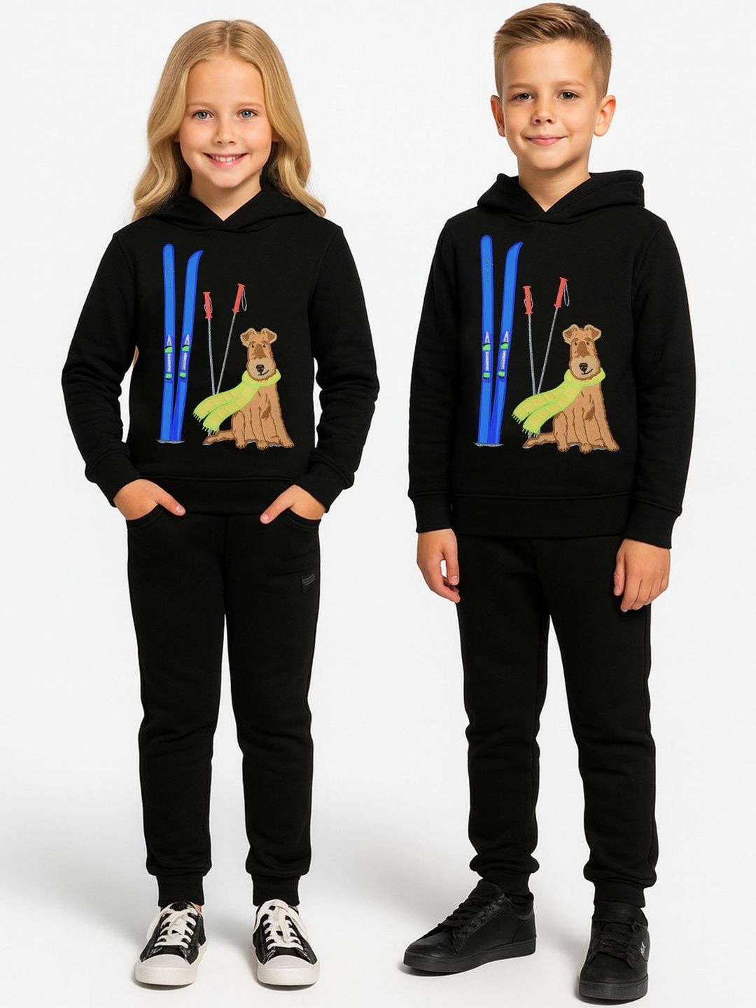 Cherry Crumble Unisex Kids Printed Trousers-picture-28