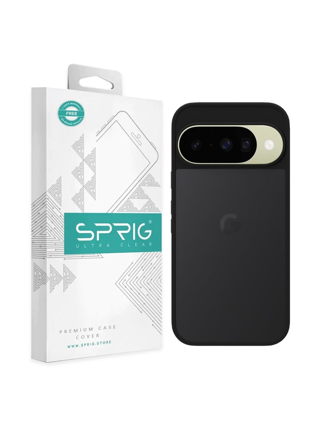 SPRIG Solid Printed Pixel Back Case Mobile Accessories-image-17