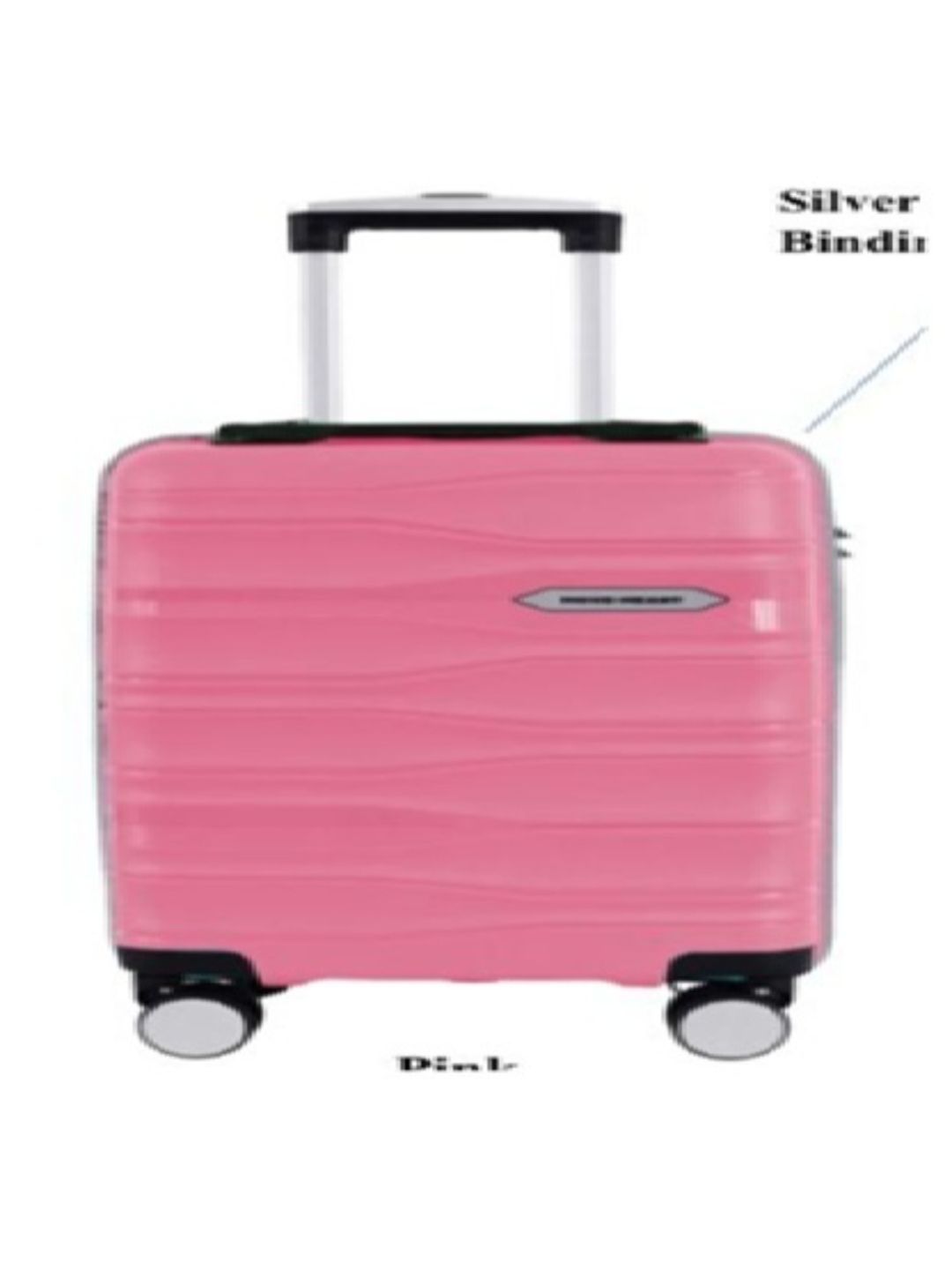MOVE-MEANT Textured Soft-Sided Suitcase Cabin Trolley Bag-image-20