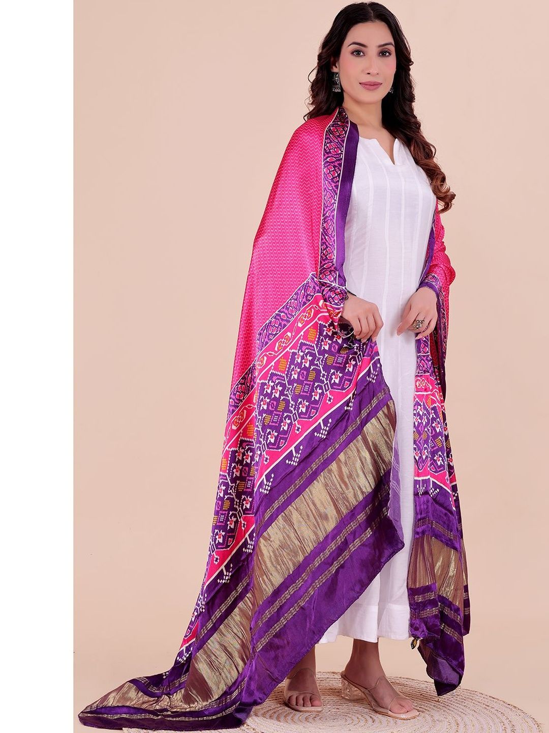 Desibutik Ethnic Motifs Printed Dupatta-picture-29