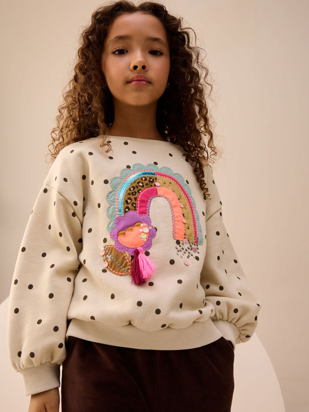NEXT Girls Printed Applique Sweatshirt-picture-37