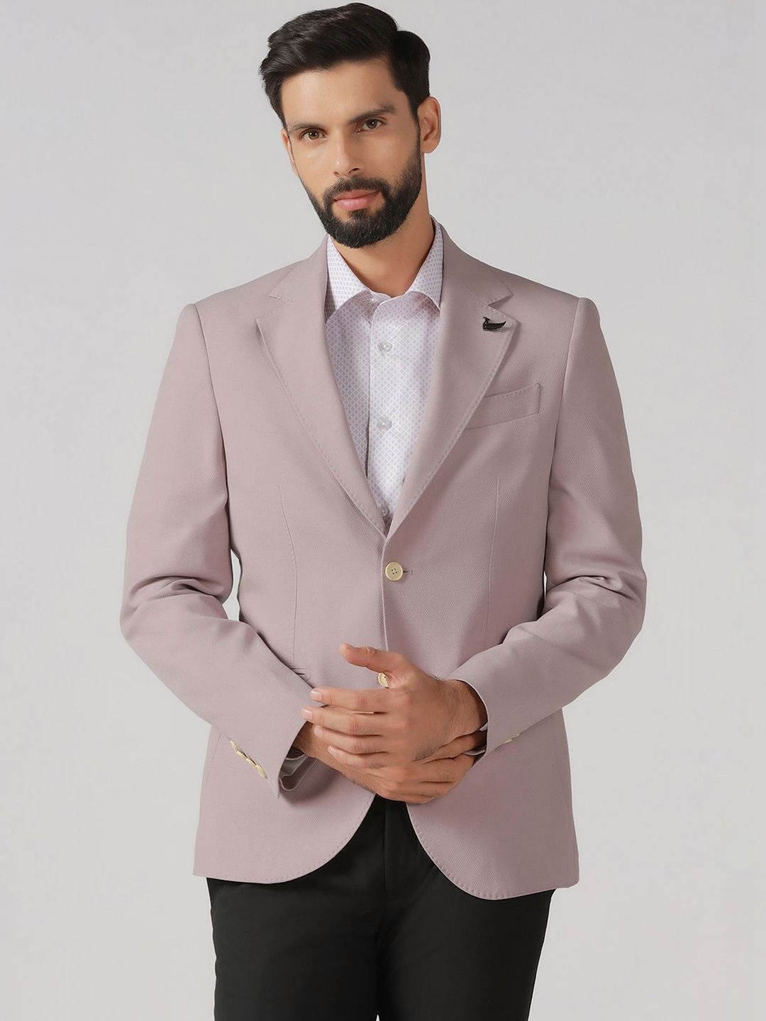 Blackberrys Men Single-Breasted Formal Blazers-picture-45