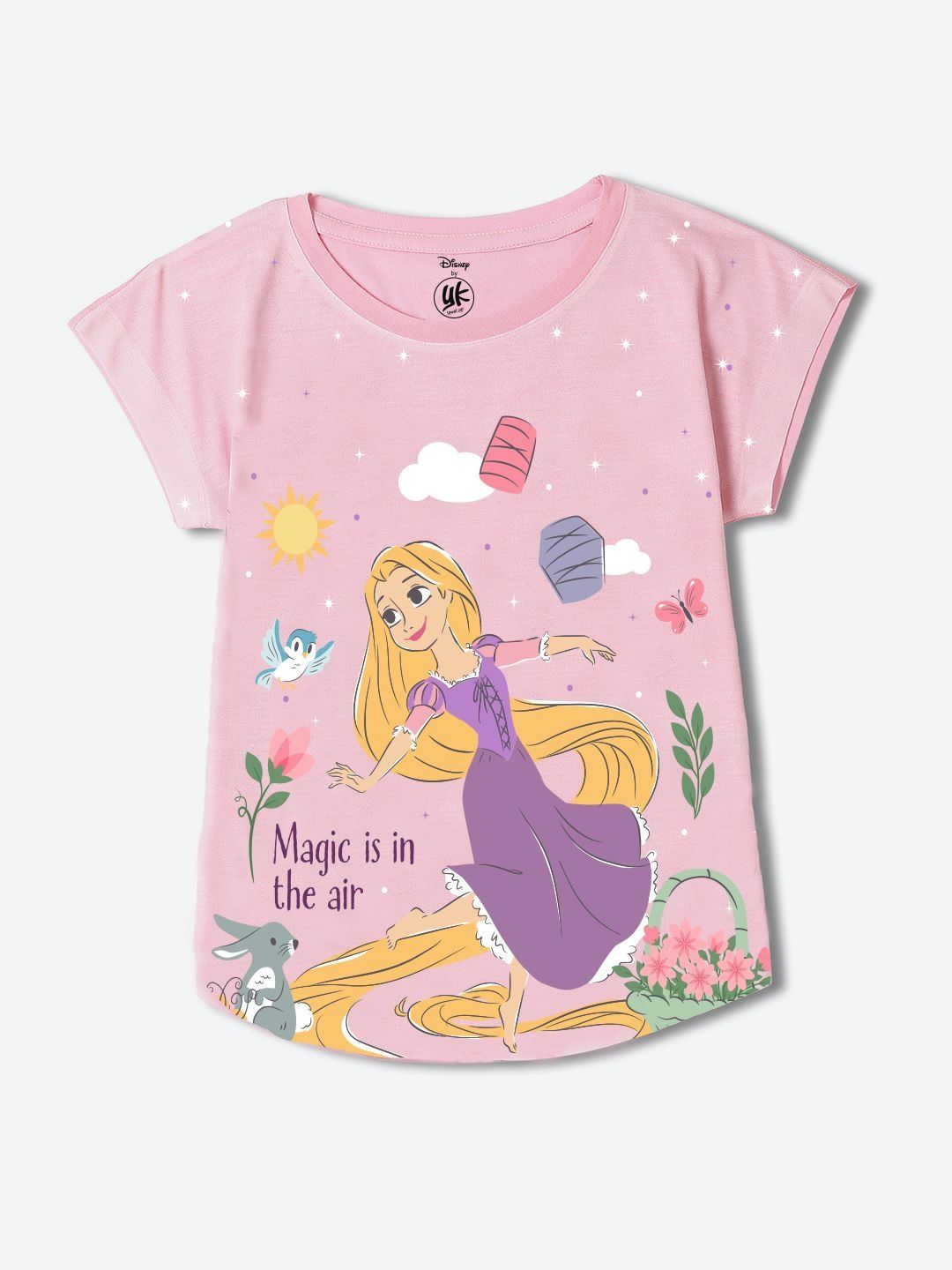 YK Disney Girls Cotton Tshirts-picture-52