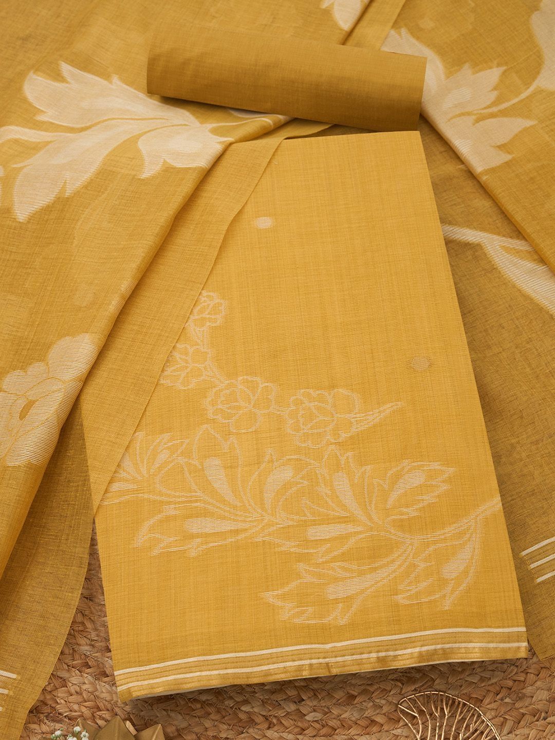 Soch Printed Pure Cotton Unstitched Dress Material-image-44