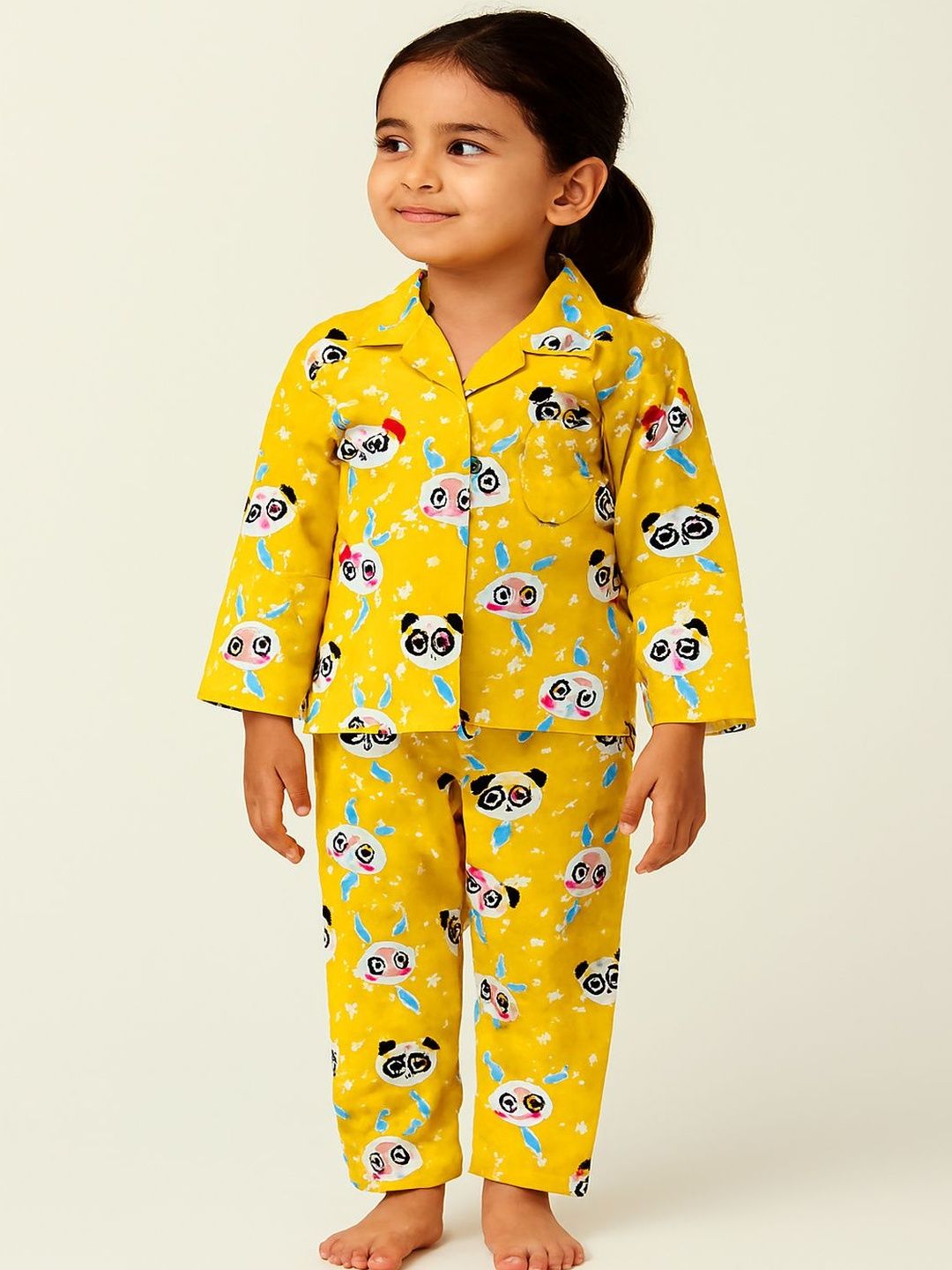 SAHU TRENDZ Unisex Kids Printed Maxi Nightdress-image-49