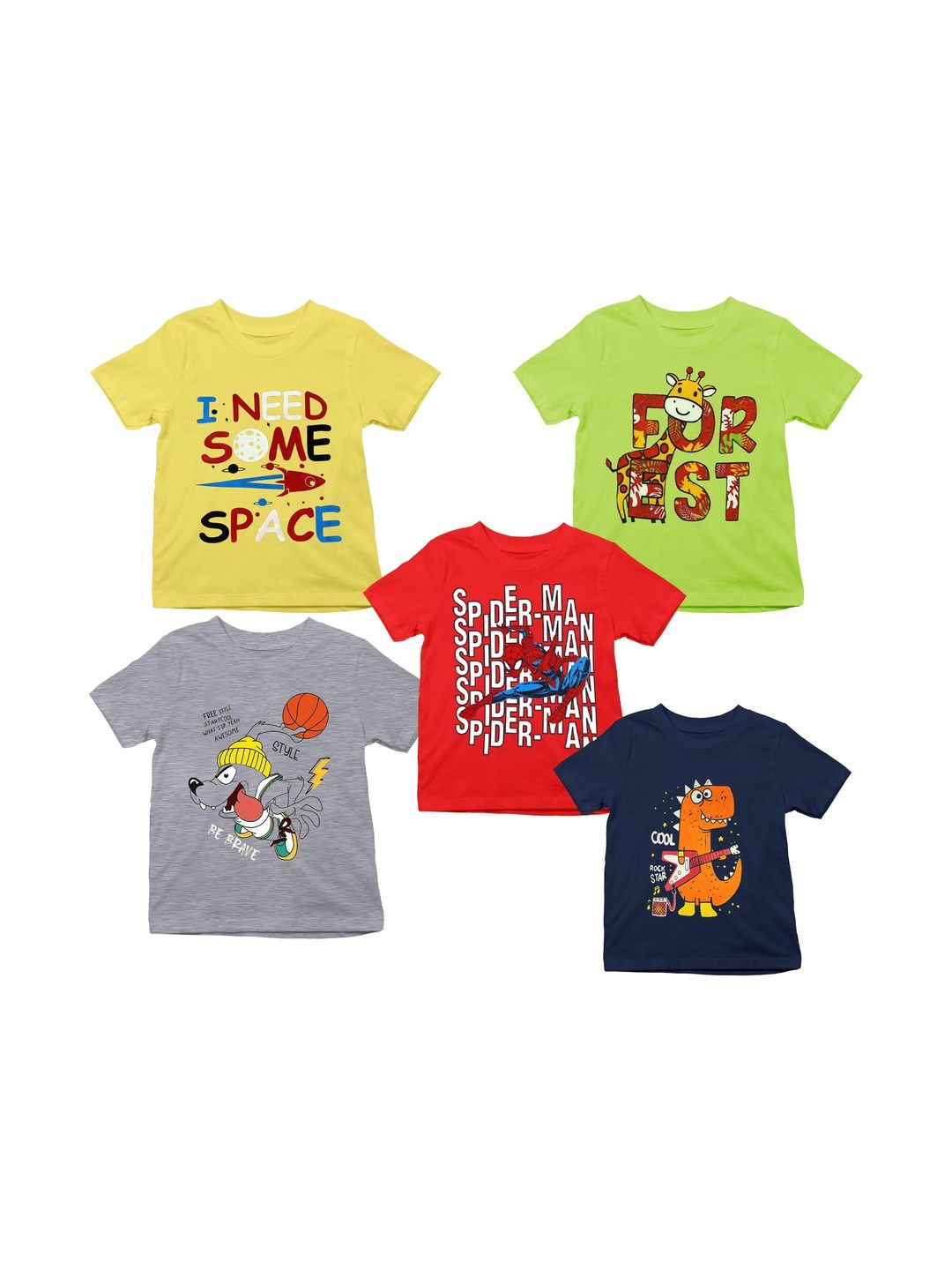 paryag hosiery Unisex Kids Cotton Tshirts-picture-46