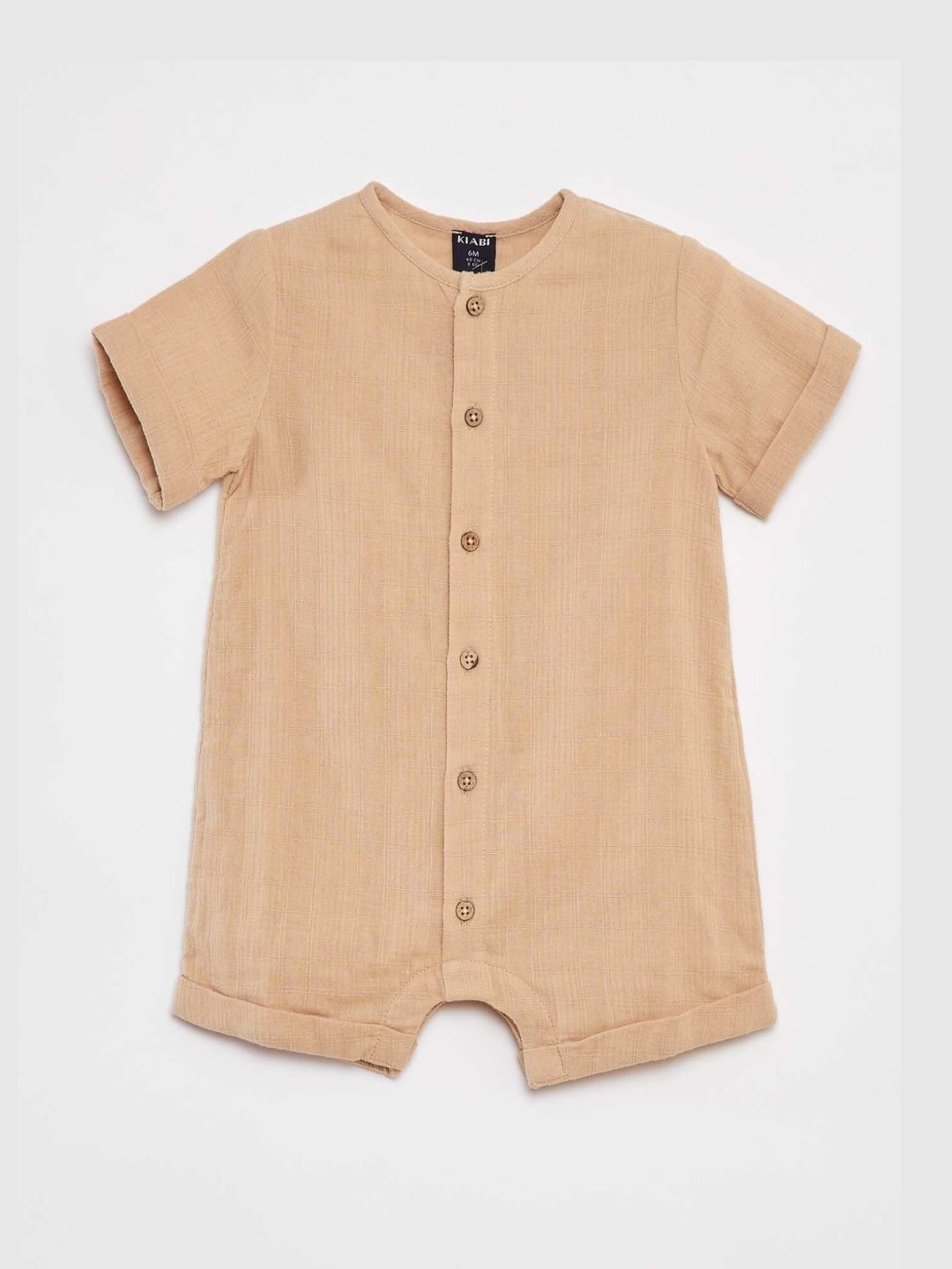 KIABI Boys Pure Cotton Round Neck Short Sleeves Jumpsuit-picture-51