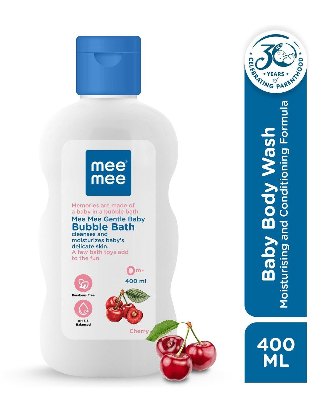 MeeMee Gentle Baby Bubble Bath With Cherry Extracts - 400 ml-image-40