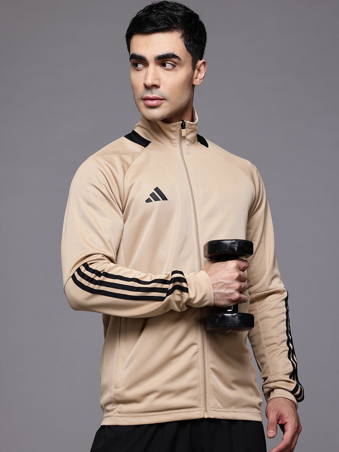 ADIDAS Brand Logo Detail Sporty Jacket