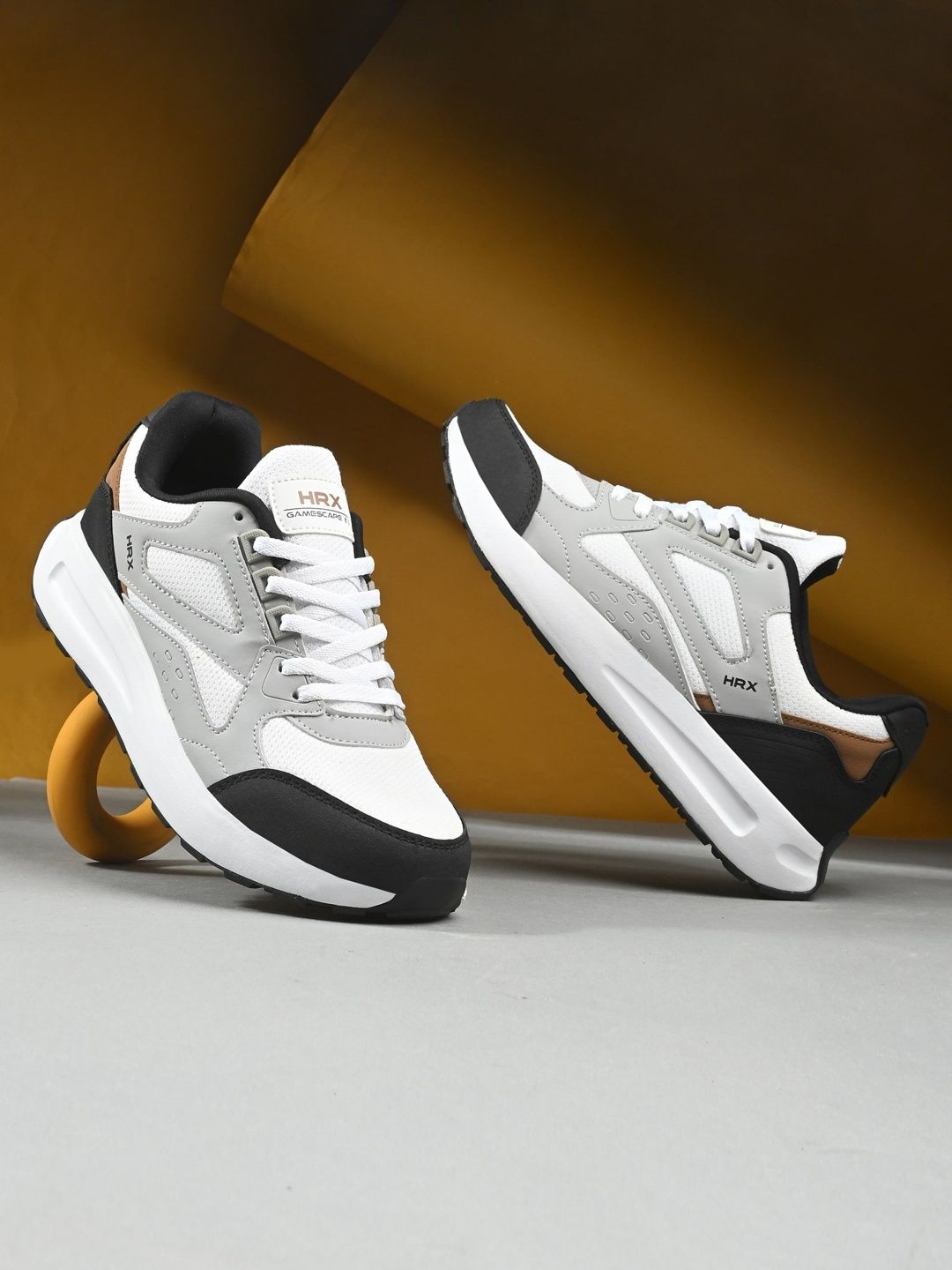 HRX by Hrithik Roshan Men Colourblocked Sneakers-picture-24