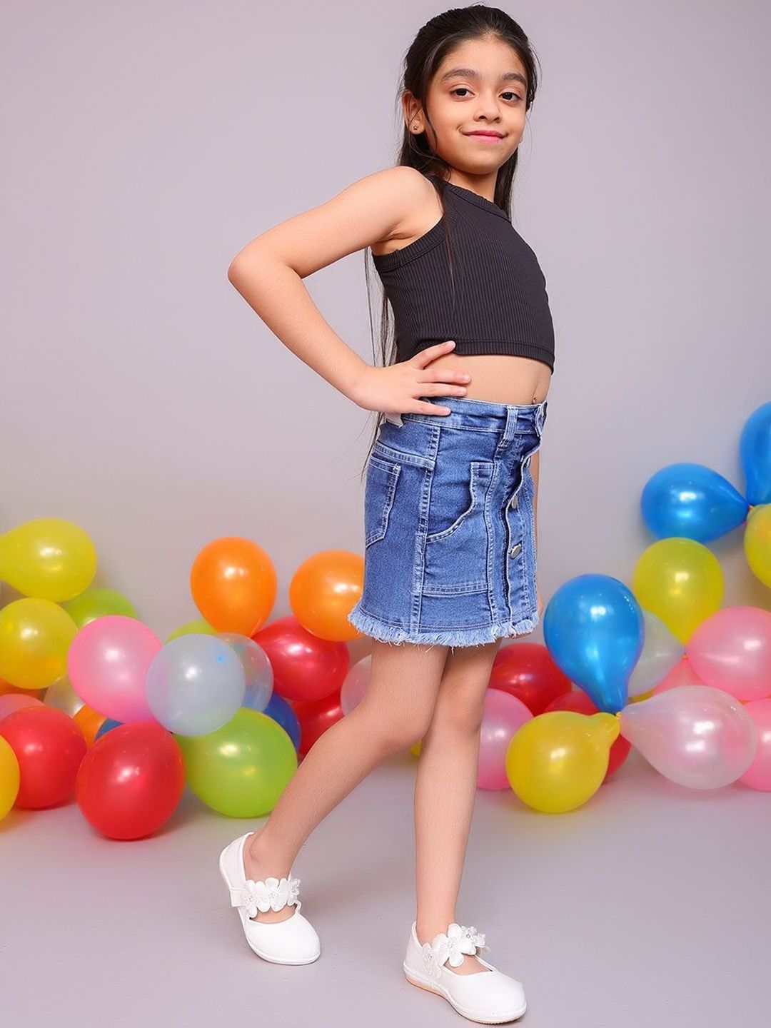Freeplay Girls Round Toe Ballerinas-picture-19