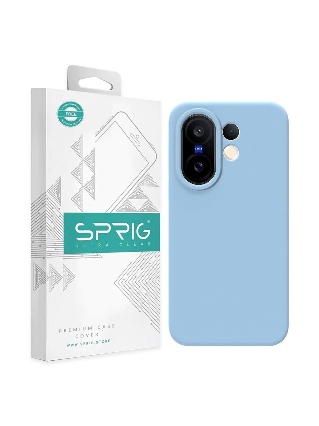 SPRIG Solid Printed Vivo V29 Back Case Mobile Accessories-image-8