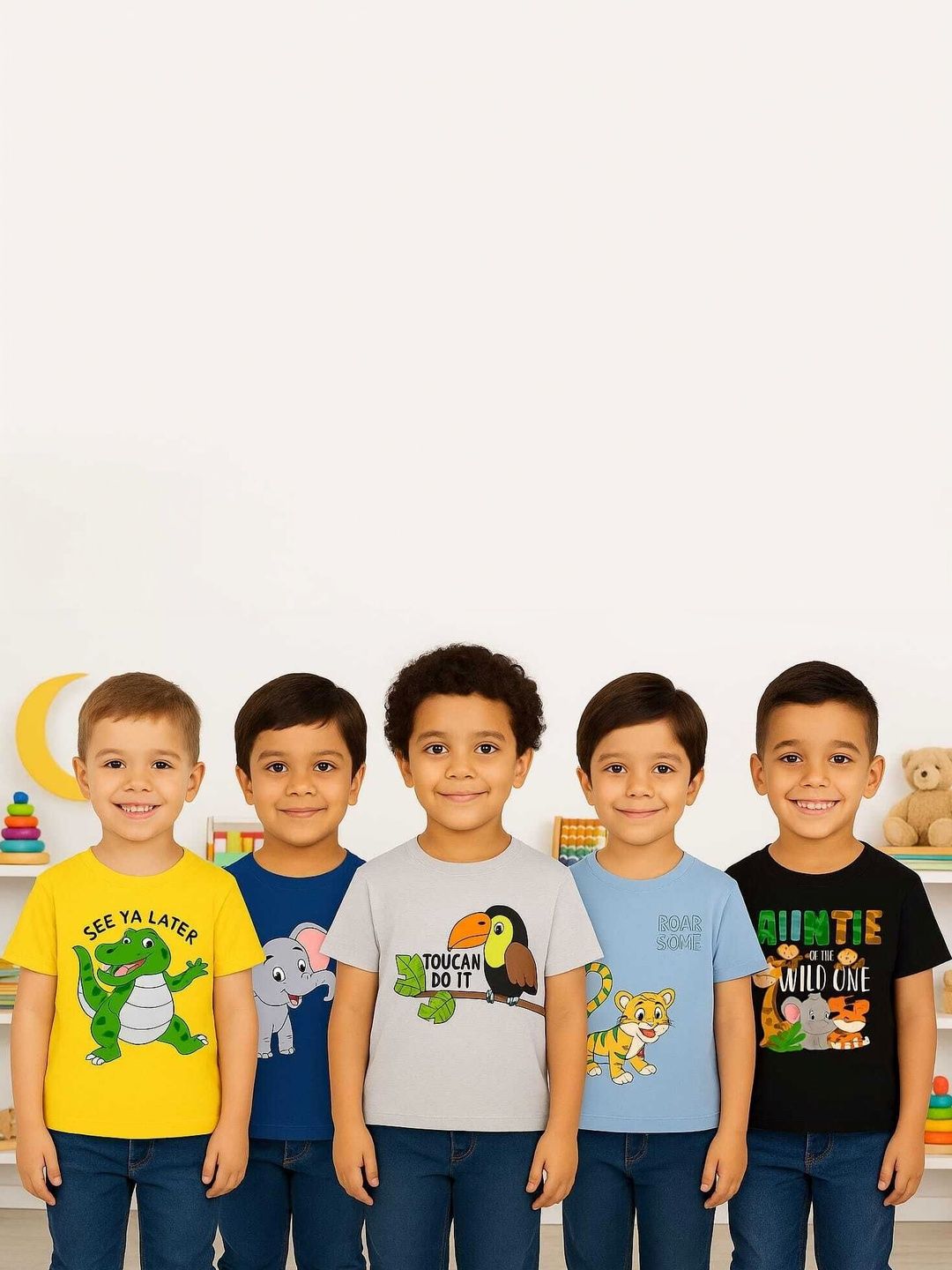 paryag hosiery Boys Cotton Tshirts-picture-34