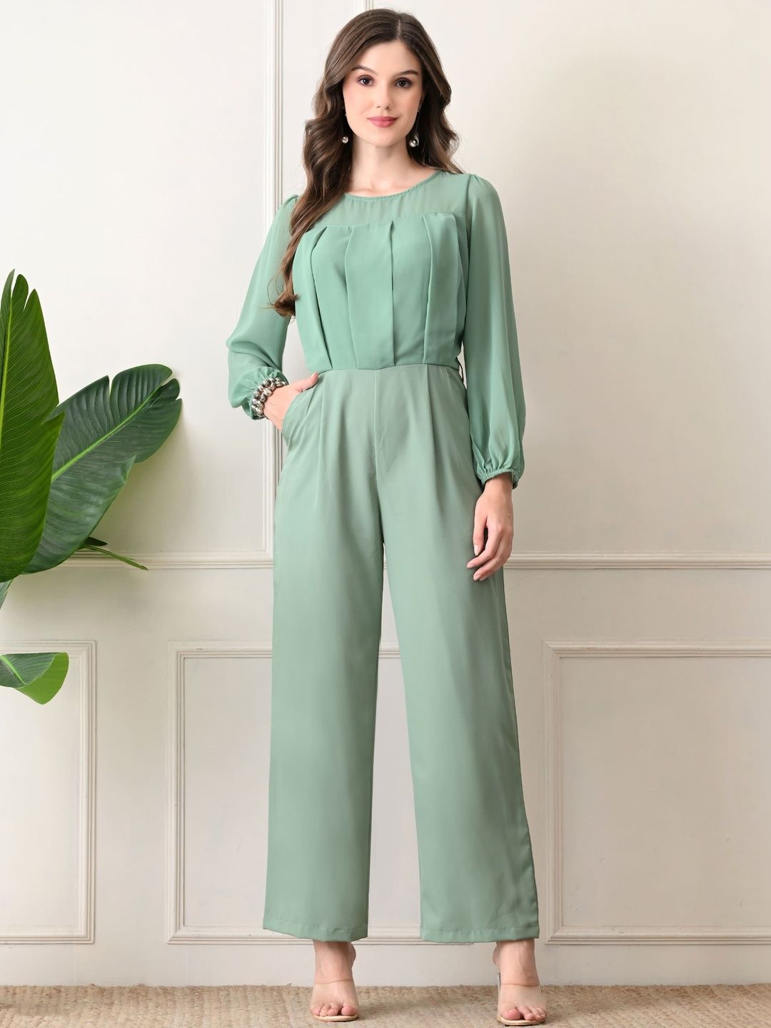 V&M Round Neck Basic Jumpsuit-picture-38