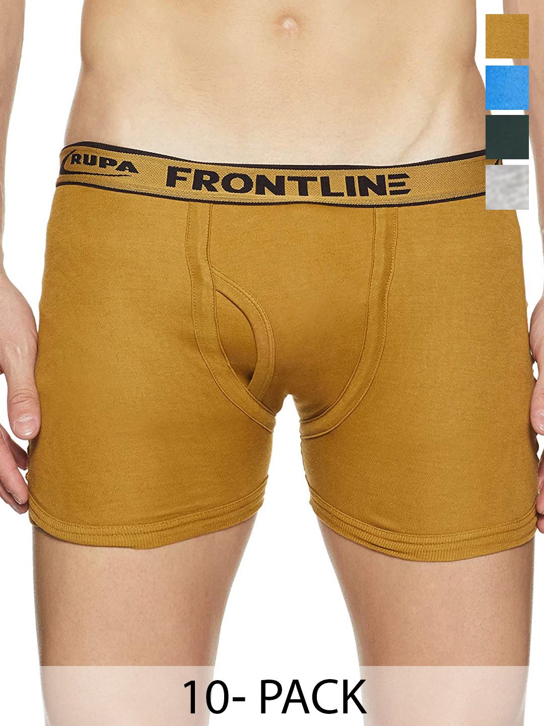 Rupa Frontline Men Pack Of 5 Assorted Pure Combed Cotton Long Trunks-picture-39