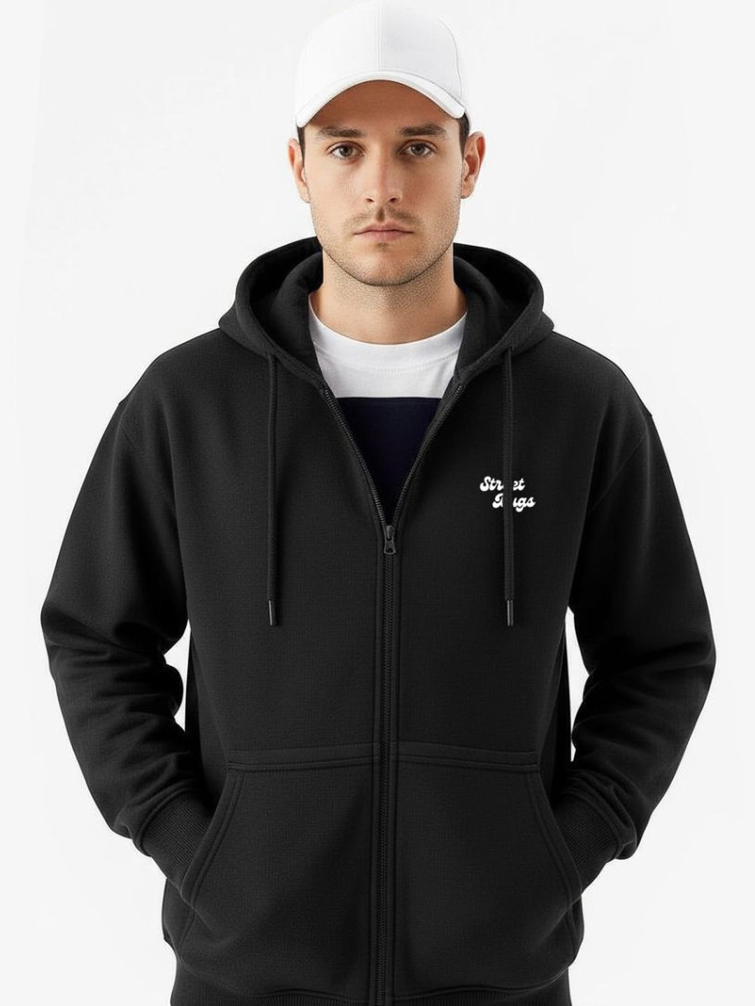 STREET BUGS Men Printed Hooded Sweatshirt-picture-49