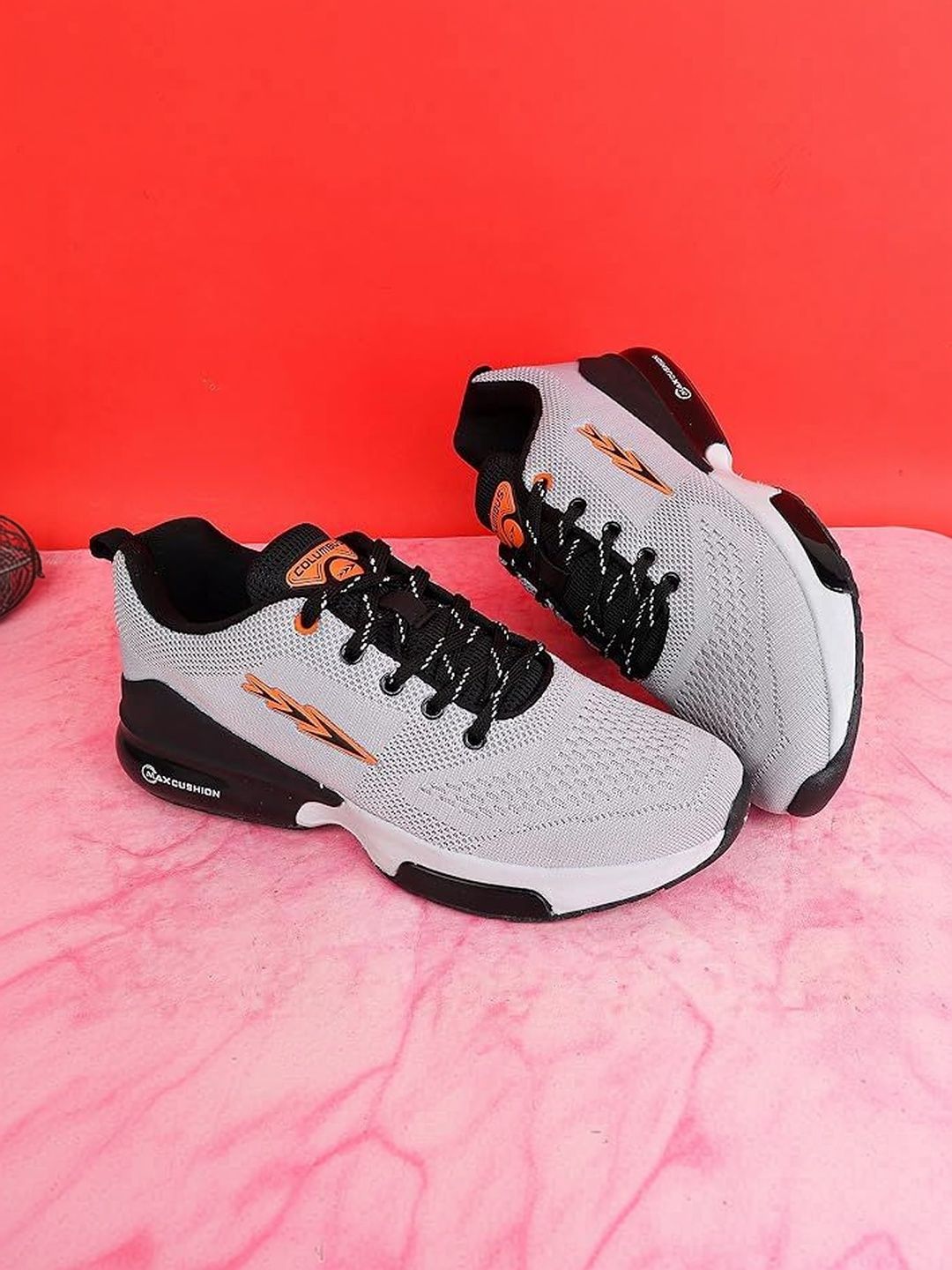 Columbus Men Mesh Running Non-Marking Shoes-picture-16
