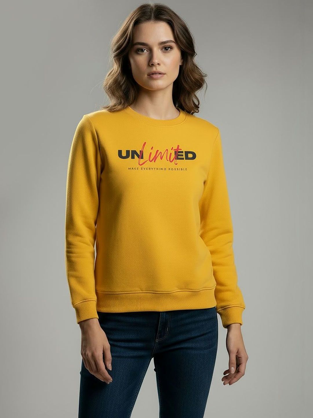 Calm Down Women Printed Sweatshirt-picture-26