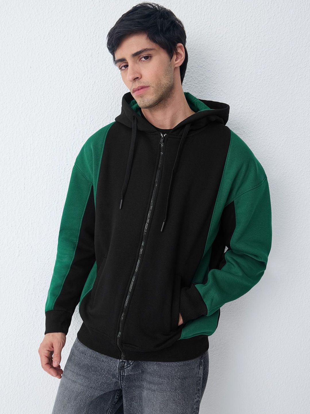 The Souled Store Men Colourblocked Sweatshirt-picture-29