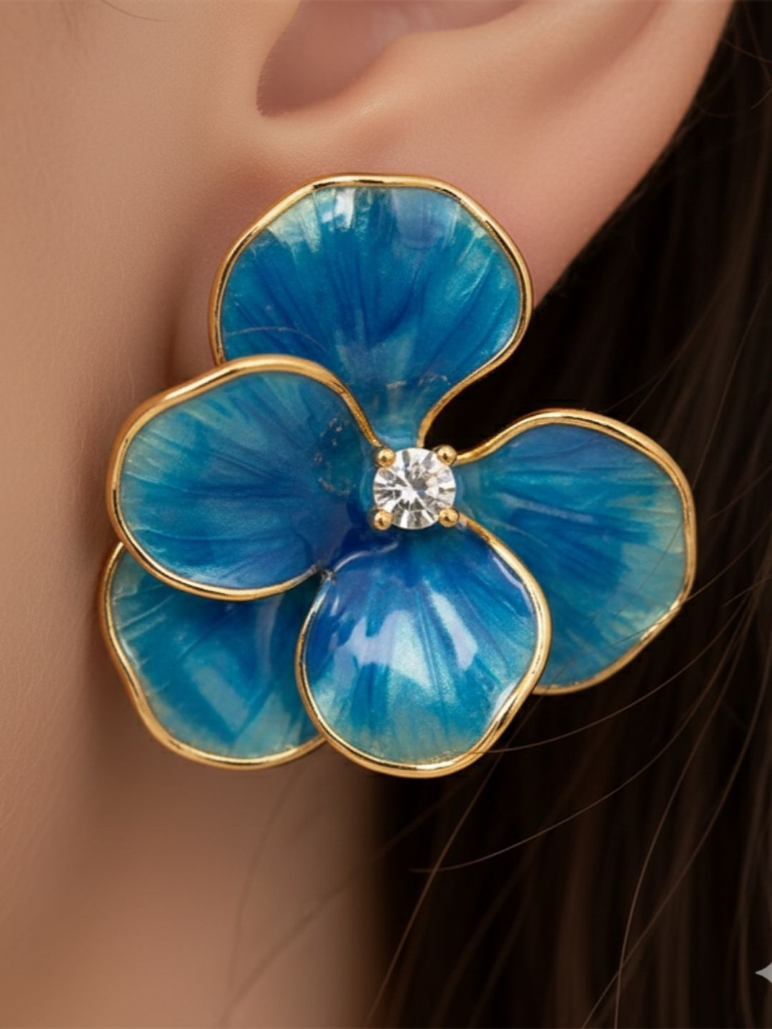 FIMBUL Floral Studs Earrings-picture-17