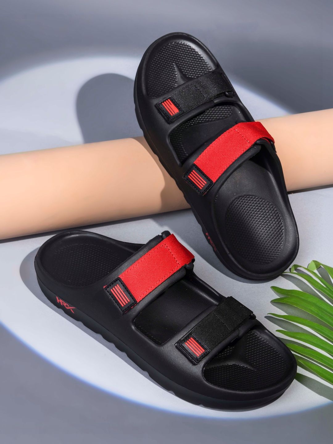 HRX by Hrithik Roshan Men Rubber Sliders-picture-41