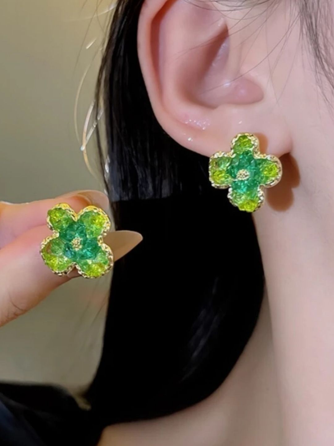FIMBUL Floral Studs Earrings-picture-27
