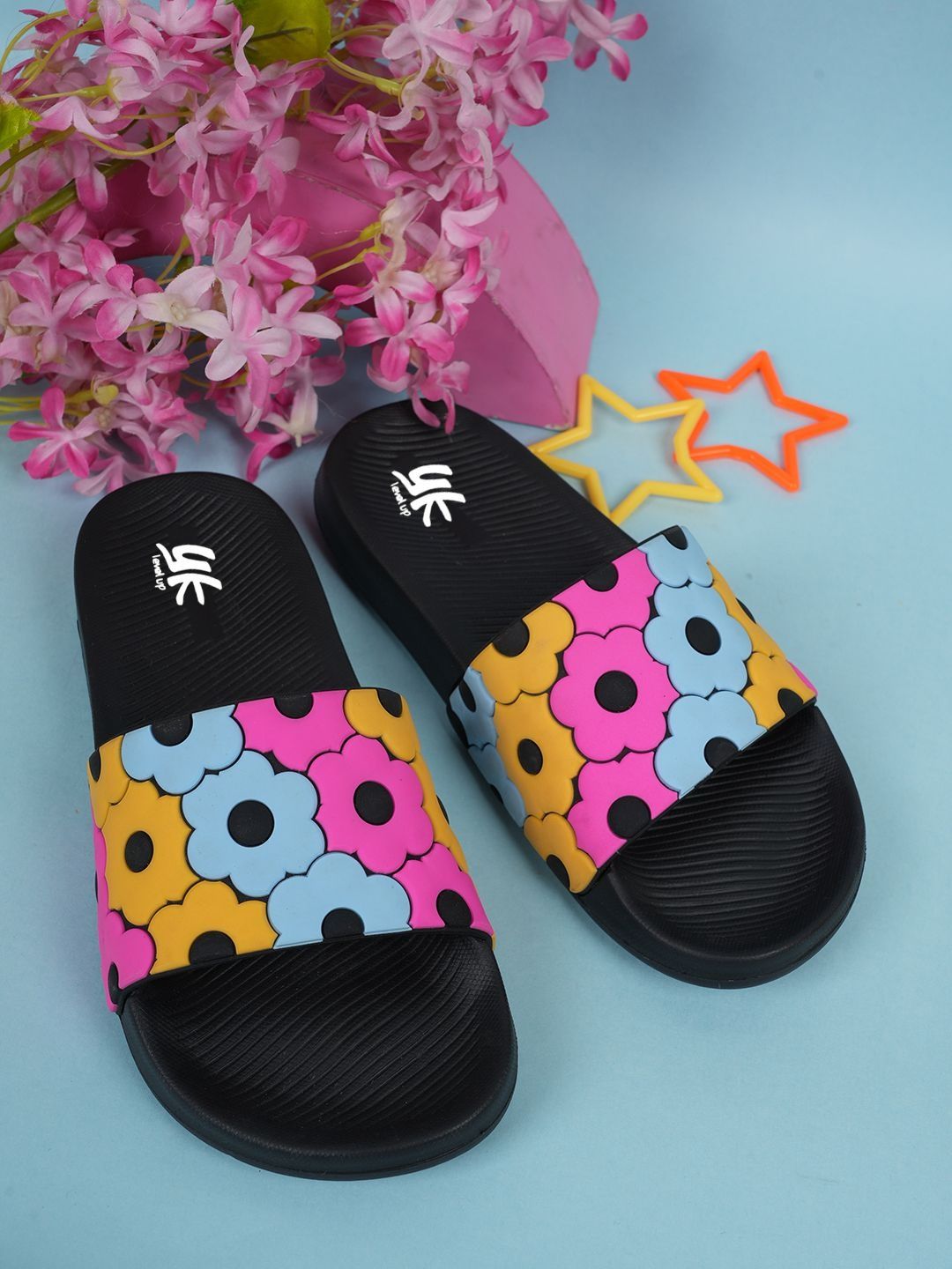 YK Unisex Kids Printed Rubber Sliders-picture-42