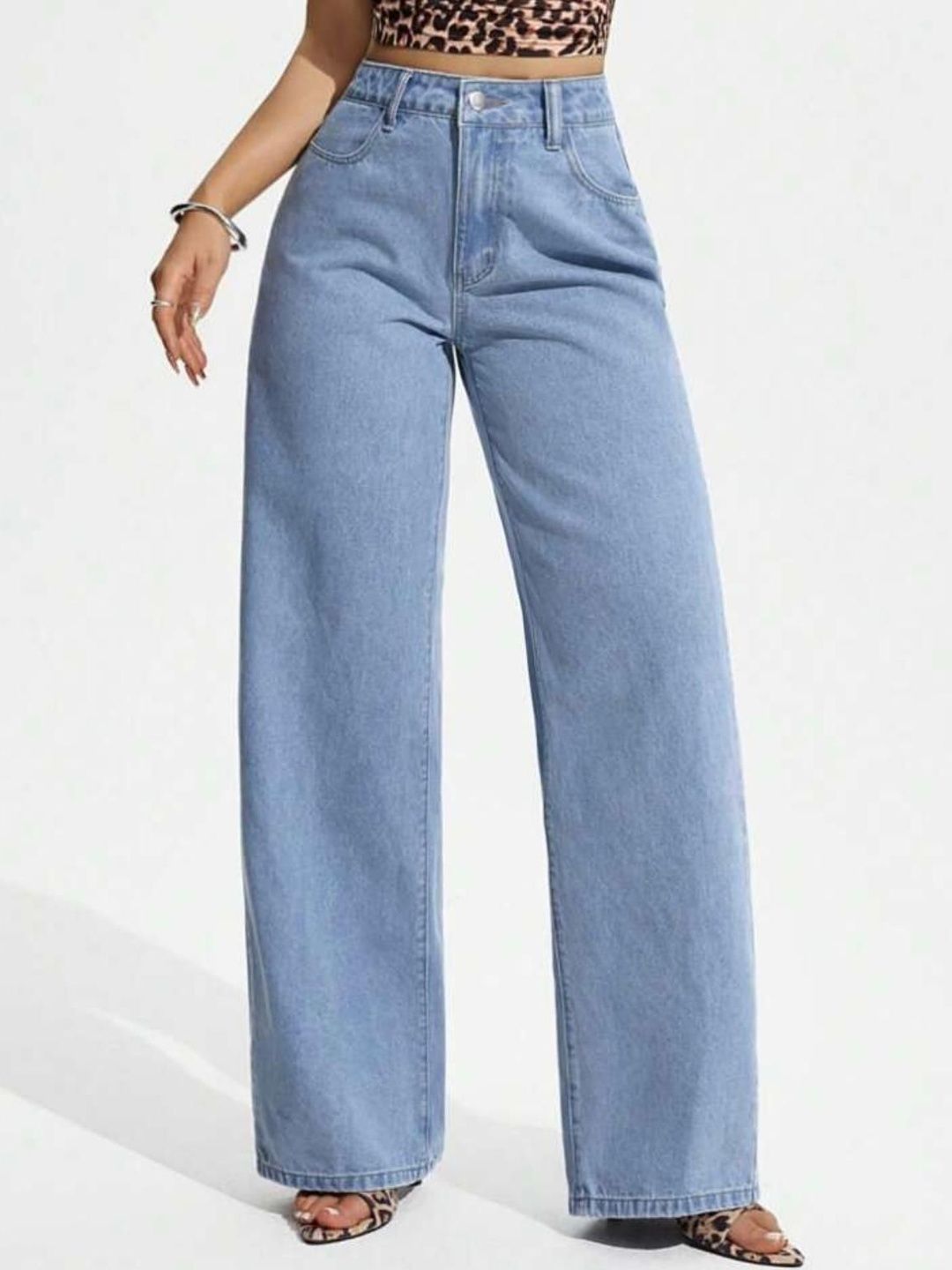 STITCH FACTORY Women High-Rise Stretchable Jeans-picture-55