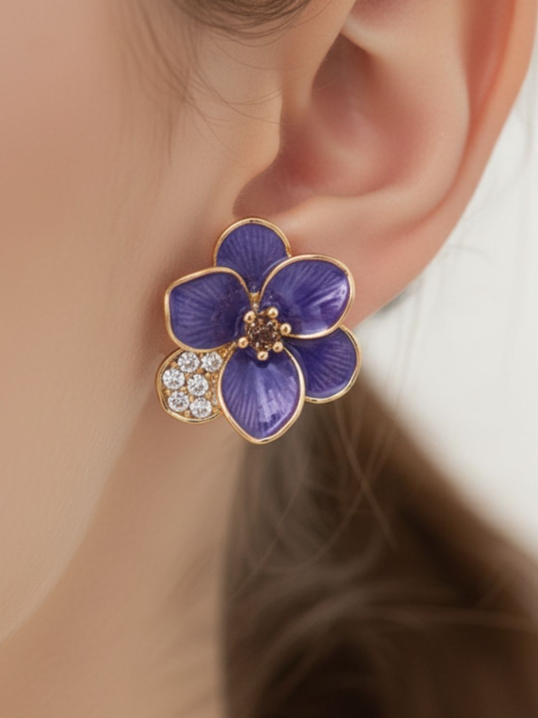 FIMBUL Floral Studs Earrings-picture-30