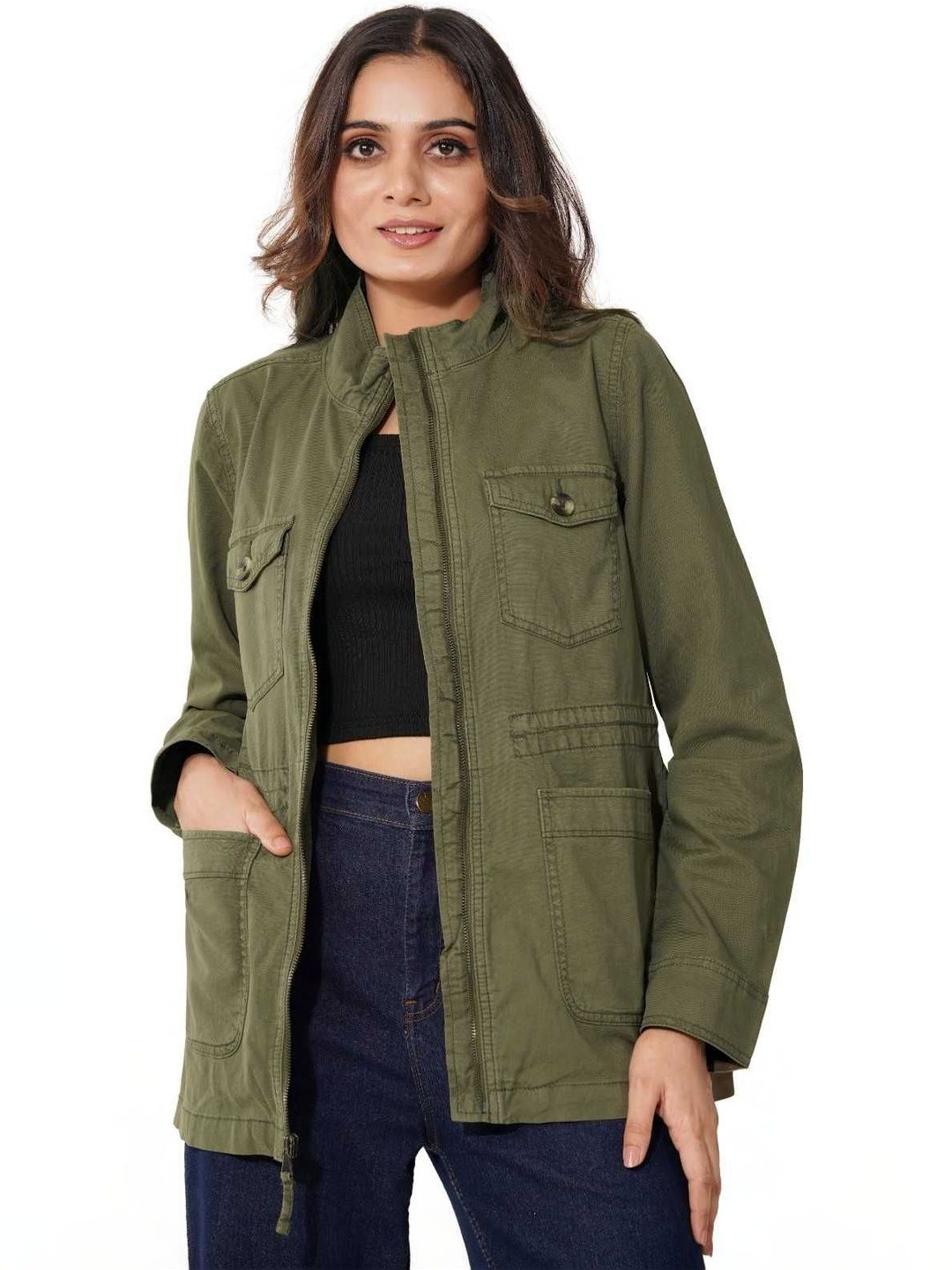 Purple State Women Open Front Jacket-picture-34