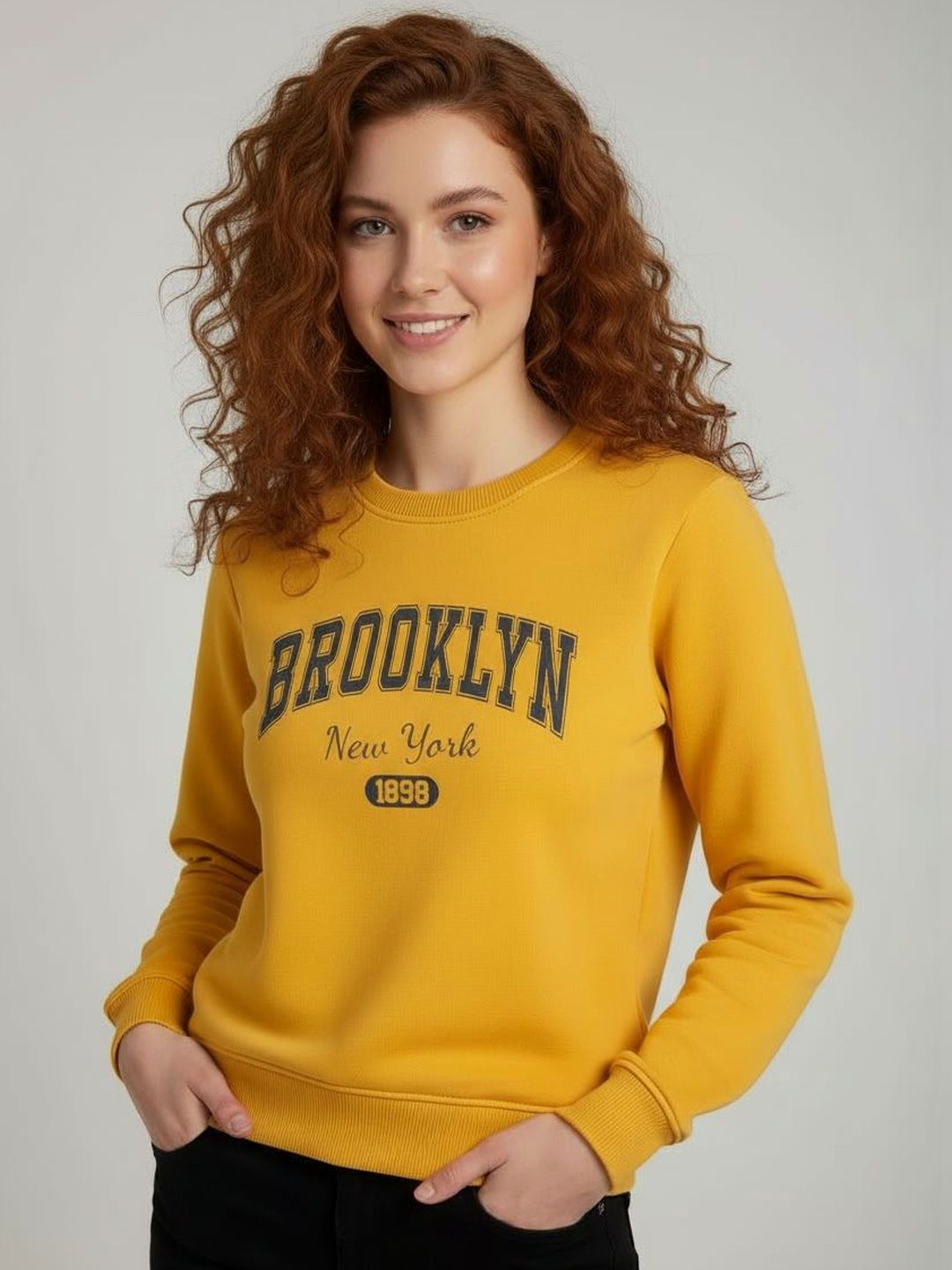 Calm Down Women Printed Sweatshirt-picture-17