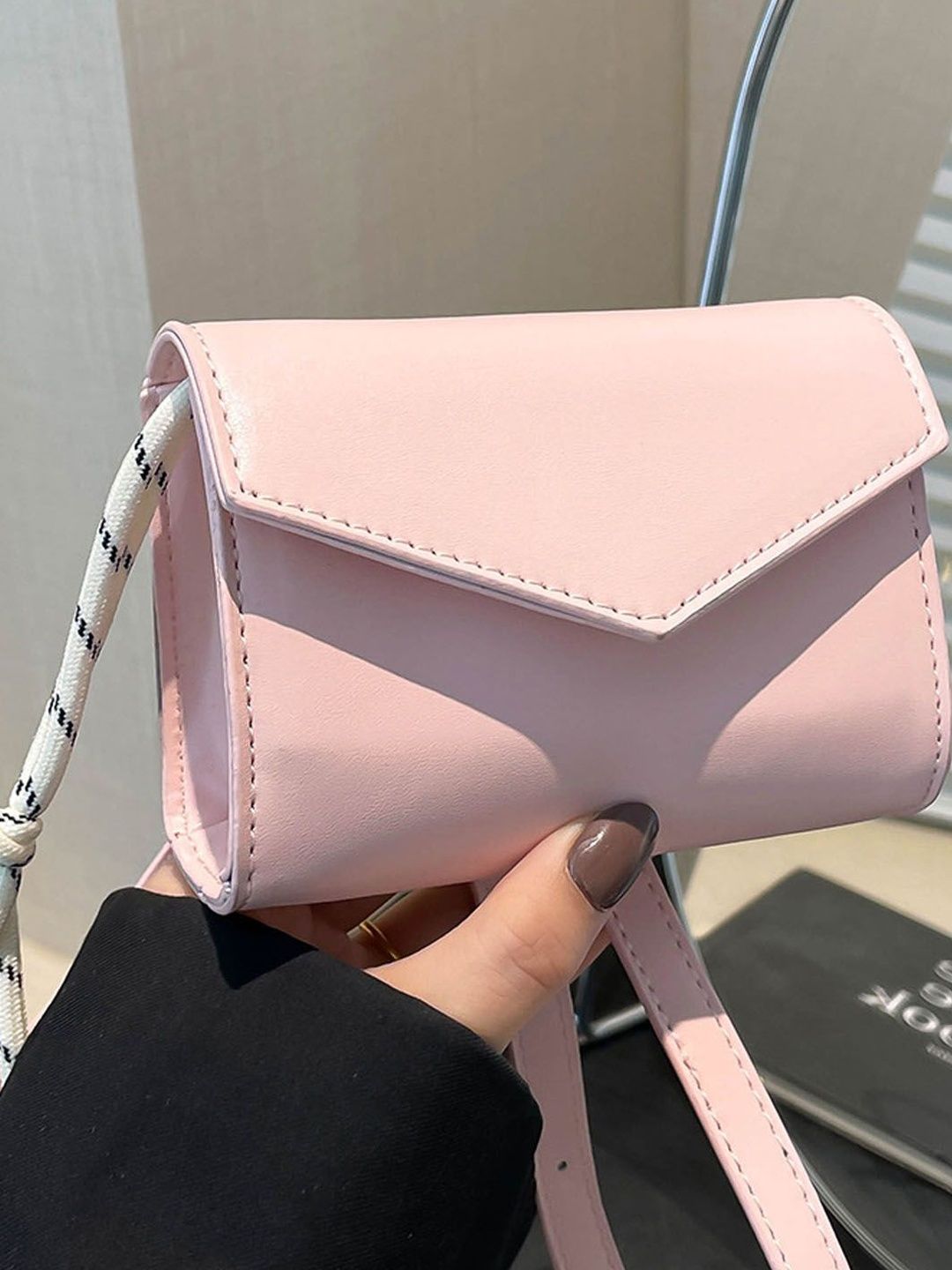 StyleCast PU Structured Sling Bag with Bow Detail-picture-41