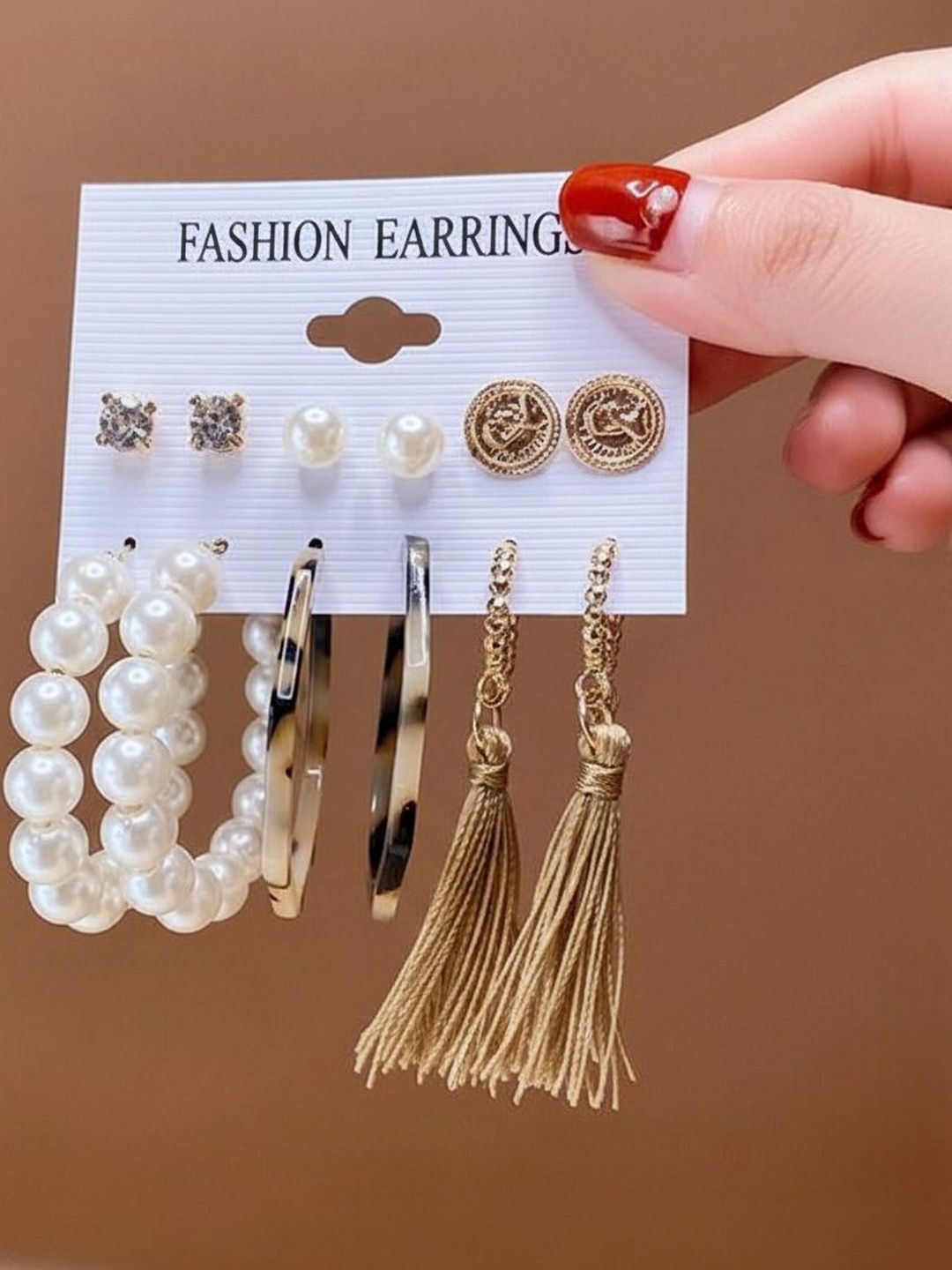 DressBerry Geometric Drop Earrings-picture-26