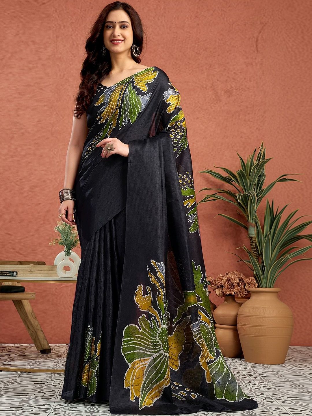 SANISA Floral Saree-picture-13